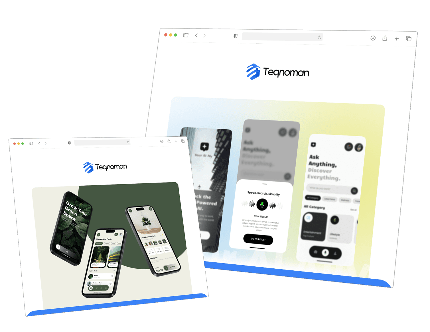 Custom App Development Illustration