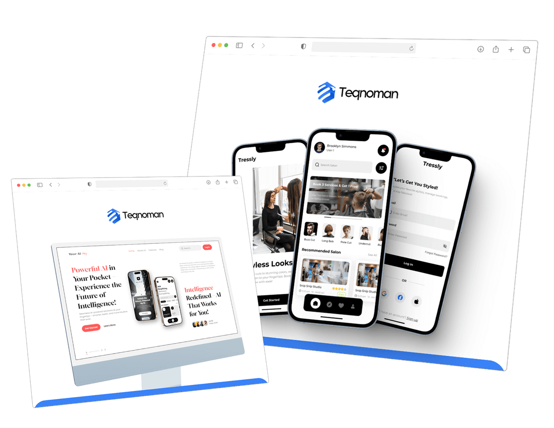 Mobile App Development Illustration