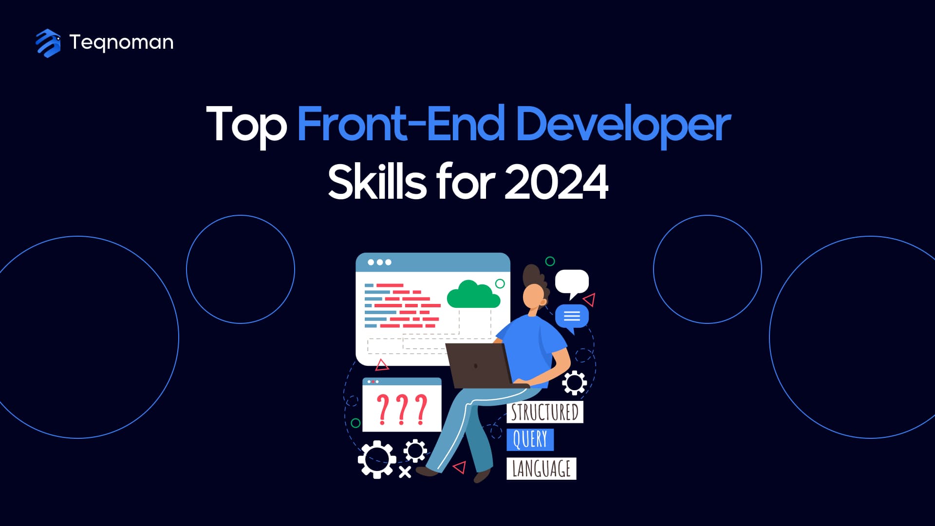 Front-end developer working with modern coding tools and frameworks in 2024