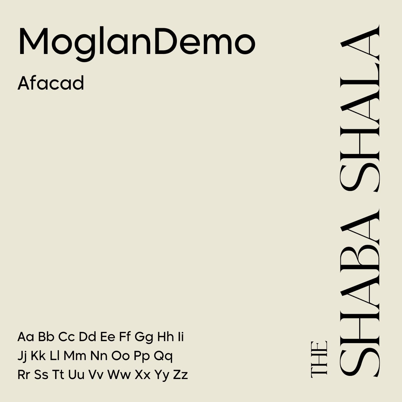 Shaba Shala Font Image