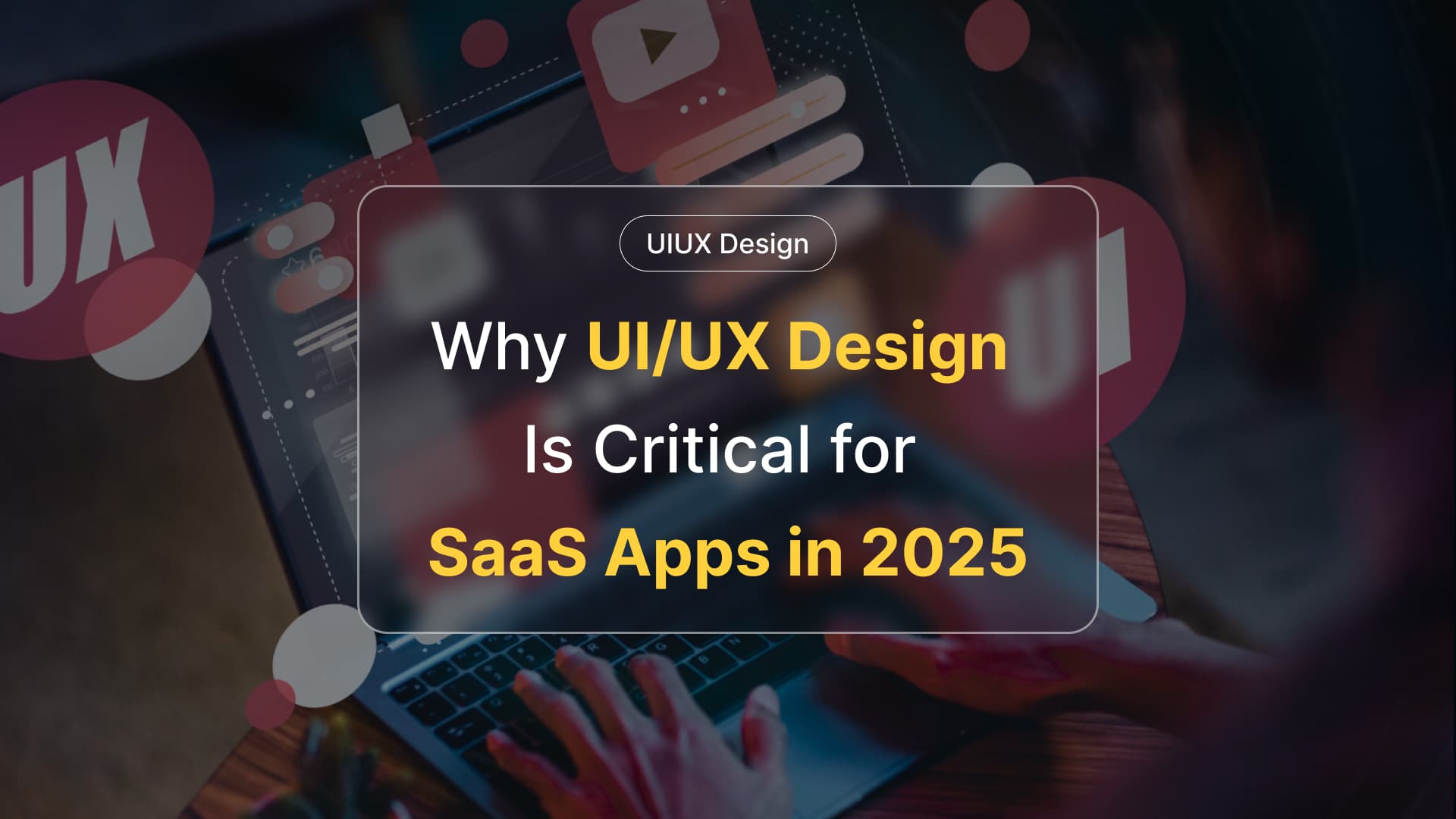 Modern SaaS application interface showcasing clean UI/UX design trends for 2025.
